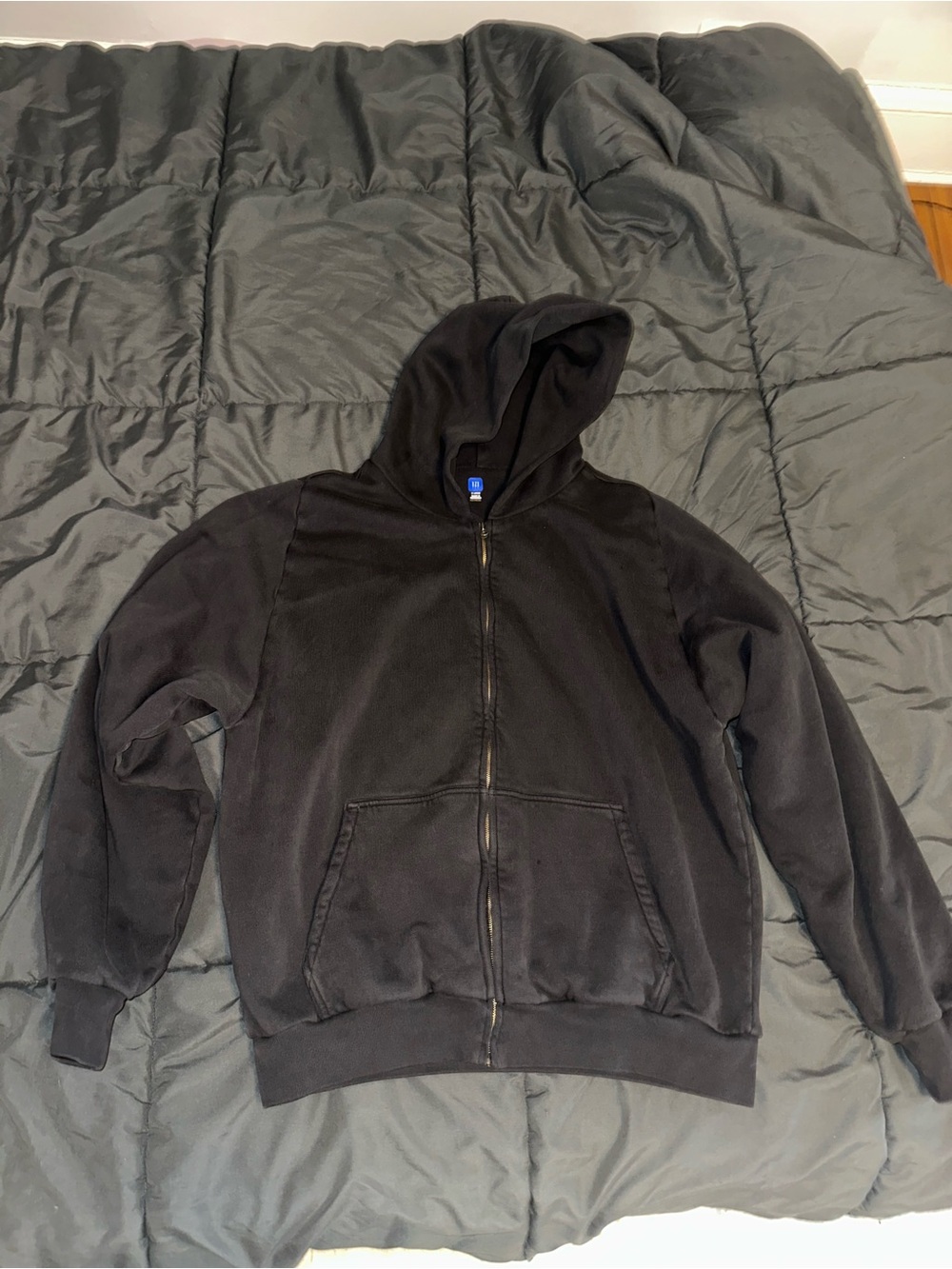 Yeezy YZY x GAP Heavyweight Zip Hoodie Jacket Black XL